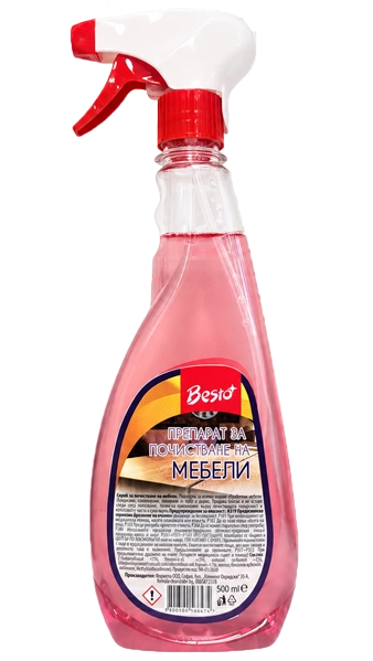 BESTO Furniture Cleaner препарат за мебели и дървени повърхности 0.5 L